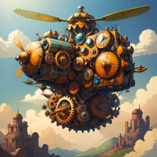 CogPunkAI HELICOPTER ,Cores 64 k, colors