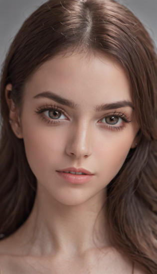 best qualityer, photograph of-realistic, 4K, Beautiful brunette girl, NSFW, greene eyes, full bodyesbian, Lingerie, Perfect and Beautiful Face, smallunderboob, with fair skin,::n_Did, mutations, Ugly hands, Texting,