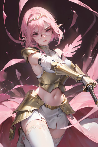 (((battoujutsu stance,arma)))?(((Valkyrie)))?Fighting stance?From below?Oblique angle?Female Warrior?s Armor(((s Armor)))?(((armor on the shoulders))?armor?armor?(((Big Western Sword)))?Fight style?Fighting?battleing?War Maiden?swordsmen?arma?arma?(((armor on the shoulders)))?Airfoil tiara(((Airfoil tiara)))?fight?Holding a sword in your hand?brave?strong con?boldness?masutepiece, Best Quality, ultra-detailliert, finely�detail, , Full body, (((Short bob hair))),inaccessible,(the golden ratio:1.2),(full body Esbian:1.2),(ultra-detailliert:1.3)?masutepiece?Best Quality,High resolution?(negative space:0.8),(Drawing board:1.3 )?1girl in(((1girl in)))?Red glasses(((Red glasses)))?adult lady??Looking at Viewer??house wife?25-years old?pale skin?Curve?Looking at Viewer,,Sharp Focus, (Beautiful gorgeous cute western woman:1.3), (Beautiful cute western woman:1.3), Western beauty, Delicate Beautiful Hair and Eyes and Face, realisitic, ultra-detailliert, a beauty girl, Trimmed bangs?Detailed platinum pink hair?glowing pink eyes??masterpiece?Large breasts, (epicd), (Elegant), ((Detailed)), ((Best Quality)), ((masutepiece, side lights, finely detailed beautiful eye: 1.2)), extremely_Detailed_Wallpaper, hight resolution, Beautiful detailed glow, masutepiece*Portrait, 3D Face, Lustrous skin all over the body, Realistic, Perfect face, long elf ears, Pink eyes, young adult, adult lady?Beautie?Beautiful face?Beautiful fece?Beautiful?A sexy?,Wearing white stockings, Realistic, Ultra-detailed, Short bob hair, Thin platinum pink hair, Shining Pink Platinum Eye?product, Delicate and beautiful eyes and face,cut, hair between eye, side locks, Pink hair, Delicate beautiful face, beautiful detailed deep eyes, Closed_Mouth, Fingernails, Midriff, Pink eyes, pale skin, , Choker,(masutepiece: 1.3), (max resolution: 1.2), (Ultra HDTV: 1.2), cinematric light, 8K resolution, Detailed eyes and skin, detailed facial features, ,, (Focus on Face:1.2),Perfect Style, Beautiful face, acurate, Anatomically