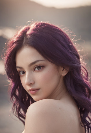 (extremely detailed CG unity 8k wallpaper:1.5),<(masterpiece:1.5), (best quality:1.7), high resolution illustration, (finely detailed eyes and detailed face:1.3), (detail:1.3, best quality, (ultra-detailed), (an extremely delicate and beautiful), (illustration), (painting),(masterpiece:1.5),cinematic light,dynamic angle,floating,sharp focus,(2d:1.7), (best quality:1.3),(illustration:1.1),((disheveled hair:1.2),(beautiful detailed eyes:1.1),(cinematic light:1.1), Rarity human, Rarity from my little pony, Rarity in the form of a young lady, wet body, wavy hair, curvy body, dark purple hair, purple pubic hair, bare feet, no shoes, spread legs, slim feet, shins, smiling, at the beach