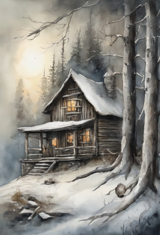 gloomy atmosphere, deeply forested, 