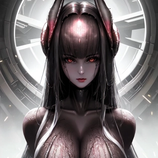 masterpiece, best quality, portrait of seductive female ((Xenomorph)), full body, symmetrical features, elegant, realistic, cinematic, highly detailed, digital art, depth of field, (((Style-H. R Giger))), futuristic style, Sci-fi, hyperdetail, 8K, HD, Super-Resolution, multi-story space