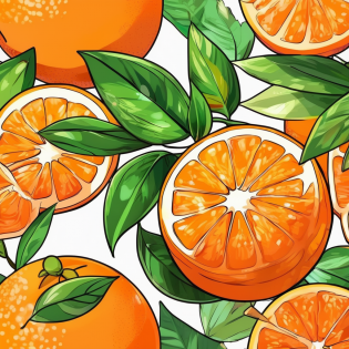 oranges with leaves on light backgroundoranges with leaves on light background Anime