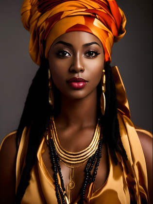 a close up of a woman with a turban and jewelry, stunning african princess, black african princess, african woman, black young woman, young black woman, african american woman, dark skin female goddess of love, african queen, african princess, black woman, african american girl, gorgeous woman, african, with brown skin, dark skin, african american elegant girl