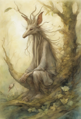 a drawing of a creature with a long nose and a long tail, brian froud style, brian froud juan gimenez, inspired by Brian Froud, style of jean baptiste monge, monge jean-baptiste monge, jean - baptiste monge, jean baptiste monge, inspired by Brian and Wendy Froud, by Brian and Wendy Froud
