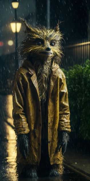 Hyper detailed anthropomorphic Targarian in glittering robes, hyper-realistic and hyper-detailed, in the rain, stunning composition, hyper-emotional, epic cinematic lighting, 8k resolution, shot on Hasselblad H6D-400c Multi-shot --ar 1:2 --q 2 --v 4 --chaos 100