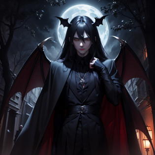 Vampire Keywords? Immortal beings Bloodsucking Bonding with bats Evil beings Superhuman abilities Weaknesses and countermeasures Lore and cultural diversity Fear and romance Fantastic elements Popularity in pop culture?personification?male people?Beautiful Boys?Mystical?Fictional creatures?chimera?Lunette de soleil