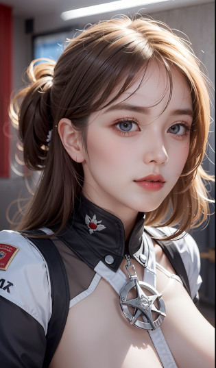 1girl?1.3?? ??? ???very detailled face??????Very detailed eyes and face????beautifuldetailedeyes?Body parts__?officlal art?Unified 8k wallpaper?Ultra Verbose?Beautiful and beautiful?beautifull?The Masterpiece?best qulity?raw?The Masterpiece?Ultra Fine Photo?best qulity?ultra-highresolution?photorealistic realism?sunrays?fully body portrait?stunningly beautiful??dynamicpose?Exquisiteface?vibrant eyes??from front?? She wears a combat suit?Red and white color scheme?Women's military uniform?Very detailed abandoned warehouse background?Detailed face?detailed complex busy background?untidy?gorgeou?milky white lewd?Highly detailed skin?Realistic skin details?Visible pores?Clear focus?Volumetric fog?8k uhd?digital DSLR camera?high qulity?filmgrain?faired skin?Photo realism?lomography?A huge metropolis of the dystopia of the future? pov from below?translucency