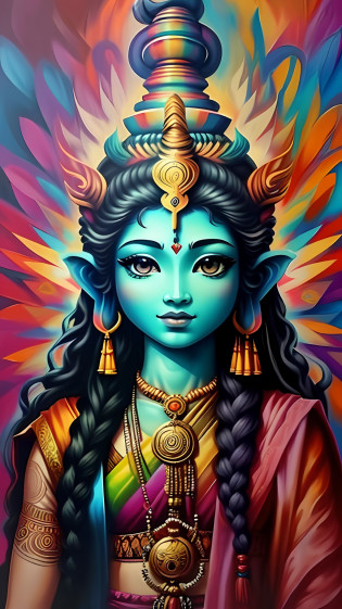 (Deus hindu shiva),  Eduardo Kobra acolchoamento ,multidimensional geometric wall PORTRAIT, arte, Chibi,
Yang016K, lindo, Colouring,
Primary works, qualidade superior, melhor qualidade, Arte Oficial, Beautiful and Aesthetic,