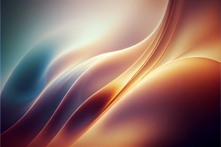 Minimalistic wallpaper for macOS, translucent plastic, overlapping parabolic curves, shallow depth of field, pearlescent, photorealistic, dust particles, swirling mist, filmic light, volume rays, Bokeh, muted colors, 50mm, Kodak Ektar 400 --ar 3:2 --upbeta