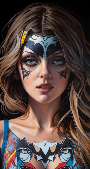 woman, solo, gradient hair, demon eyes, artist painter, 
([Kaley Cuoco|Salma Hayek|Anna Kendrick]:0.85), middle shot, ( [samdoesart style|samdoesart style]:0.9), 
oil painting, [hanging breast]
masterpiece, professional, high quality, beautiful, amazing, fantasy, Getty Images, geta, absurdly long hair, 
masterpiece, highres,  4k, detailed background, colossal, (psychadelic:0.8), by Malevich, by Aleksi Briclot, <lora:SChevrier:0.7>
