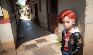 (red hair:1.2), menino((bonito)), (((menino))) Cabelo vermelho, lindo Cabelo vermelho, reluzente, lindo Cabelo vermelho, linda roupa de rei, menino, garoto, fofo garoto. Menino boy kid menino, foto de eu menino, vestindo rouoas do doutor estranho