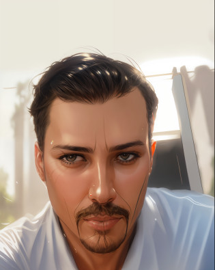 there is a man who is taking a selfie in the mirror, 4 0 years man, 3 2 years, about 3 5 years, 38 years, 2 9 years, 2 7 years, 3 6 years, no beard, 2 8 years, ((38 years)), 3 5 years, 35 years, (skin texture), intrinsically detailed, fine details, hyperdetailed, raytracing, subsurface scattering,  Diffuse soft lighting, shallow depth of field, by Oliver Wetter, Intricate, High Detail, Sharp Focus, Dramatic, Photorealistic Painting Art by (Greg Rutkowski:1.4), bokeh