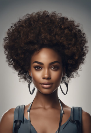 African-American girl Black girl about 25 years old 8 inches long curly hair, curly hair and running, cour, black curly hair, short curly hair, Curly bang, very short curly hair, Messy loops, Curly black hair Natural black hair?Photographie de rue?Photographie de rue?