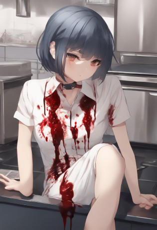 blood stains on shirt, Spraying blood, blood spray, Blood on clothes, Blood dripping from the head, Crushed berry stain, blood on body, blood splashing, Body - Horror, body horror, Light blood splashes, body horror???Headless body???Do not make heads?Headless Girl??girl with???Headless corpse???beheaded???Cutting surface of the neck???Blood droplets???Headless??Cervical amputation?Blood gushes from the neck?Bloody?Struggling limbs?School gym clothes?white  shirt?Dark blue pants?White sneakers?Severed neck?Splattering blood?Blood?Overflowing blood?Perfect neck cut surface?Red blood?Blood gushes from the cut surface of the neck?Flesh?Shay Red?Anatomy neck internal structure?esophagus?Bloods?tits out?Dark blue lines?run?Blue-green baton in hand?Healthy muscles?Detailed hand?Neck muscles?Severed neck?heavy bleeding from the neck,,,,,,,,,,Shredded neck?on the bed?full body Esbian?Cramps in the limbs?perfect anatomia?Killed with a murder weapon?Piercing knife?Lying corpse?A knife sticks into the stomach?Sliced breasts?Built-in exposure?beheaded?laparotomy?Bote belly?In the stomach?intestines?Kitchen knives that adhere to the body?topless, crying, bdsm bondage clothes