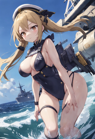 Girl in anime swimsuit landing from the sea, girls frontline style, from girls frontline, Fine details. girls' frontline, girls' frontline, girls frontline cg, infantry girl, Women's Last Tour, soldier girl, M4 Sopmod II Girls Frontline, anime maid ss military, girls frontline universe, Mechanized soldier girl, Majora?lieutenant colonel?Girls Moon?Start of battle?