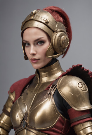 C-3PO as mortal combat character, dressed in mortal combat clothing, (mortal combat clothing:2), (full body image 2)