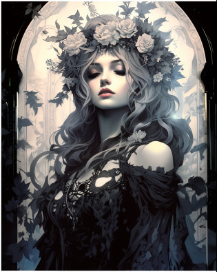 Complete the drawing, keeping the same strokes, colors, luminosity, just complete what is graphite