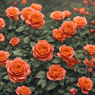 ???best possible quality?high qulity?fantastically detailed? CG ?? 8k ???Award-winning photography of orange roses?Background bokeh?deep of field?HDR?blooms?color difference????, fantastically detailed, Trends on Artstation, Trends on CGSociety, intricated, high detailes, Dramatic, The art of midjourney