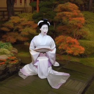 En esta imagen inspirada en la �pera "Madame Butterfly", vemos a una joven geisha japonesa llamada Cio-Cio-San (tambi�n conocida como Madame Butterfly) en un escenario impresionante. La escena est� ambientada en un hermoso jard�n japon�s, adornado con flores de cerezo en plena floraci�n. Cio-Cio-San est� vestida con un kimono tradicional y sostiene un abanico en su mano mientras mira hacia el horizonte con una expresi�n de esperanza y anhelo en sus ojos. El atardecer ti�e el cielo de tonos rosados y naranjas, creando un ambiente rom�ntico y nost�lgico. A lo lejos, se vislumbra el puerto de Nagasaki, donde espera el oficial de la marina estadounidense, Pinkerton, con quien Cio-Cio-San se ha casado y ha jurado fidelidad. La imagen captura el momento en el que Cio-Cio-San, llena de ilusi�n y amor, espera pacientemente el regreso de Pinkerton. Aunque han pasado largos meses desde que se fueron, ella mantiene la fe en su promesa de regresar. El dolor, la soledad y la incertidumbre se reflejan en su rostro, mientras el viento juega con sus cabellos negros y las hojas de los �rboles caen a su alrededor, simbolizando la fugacidad del tiempo. El contraste entre la belleza serena de la geisha y el drama de su historia crea una tensi�n emocional palpable en la imagen. Es una representaci�n poderosa de la fuerza y la fragilidad de Cio-Cio-San, as� como del choque cultural y el destino tr�gico que la esperan. �Qu� pasar� con Cio-Cio-San? �Se cumplir�n sus sue�os de un futuro junto a Pinkerton? �O ser� condenada a vivir en la soledad y el desenga�o? La imagen invita a reflexionar sobre los temas universales del amor, la esperanza y el sacrificio, que resonar�n en el coraz�n de cualquier espectador. Regenerate responseuna encantadora cara de chica estilo manga, envuelta en una atm�sfera de colores azul y rosa. Los tonos azules se despliegan suavemente en el cabello, creando un degradado que va desde un azul cielo hasta un azul m�s intenso en las puntas. El cabello, de estilo despeinado y con algunos mechones m�s largos que enmarcan su rostro, le confiere un aire juvenil y lleno de energ�a.