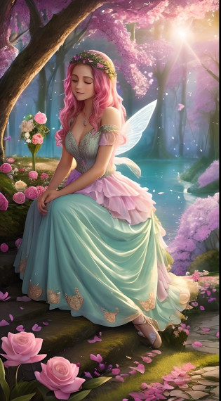 The Romantic Fairy was a magical creature that lived in an enchanted forest. Ela era conhecida por espalhar amor e felicidade por onde passava.

Com suas asas brilhantes e vestido cor-de-rosa, the Romantic Fairy flew through the fields, pollinating flowers with magic love powder. She believed that love was the essence of life and that everyone deserved to feel that emotion.

The Romantic Fairy loved to help couples in love. She breathed her magic dust into people's hearts, bringing up feelings of love and affection. His goal was to strengthen the bonds between people and make the world a more romantic place.

In addition to spreading love between couples, the Romantic Fairy also encouraged people to express their feelings to each other. Ela inspirava poemas de amor, passionate letters and romantic gestures. Para ela, o amor deveria ser celebrado e cultivado.

The Romantic Fairy was also an excellent loving counselor. She listened intently to people's love stories and offered wise and encouraging advice. Her knowledge of love was vast and she knew exactly what to do to help solve problems and overcome obstacles in the way of love.

The people of the forest loved the Romantic Fairy and always sought her out when they needed a touch of magic in their relationships. Ela se tornou uma figura querida e respeitada, known for her wisdom and compassion.

The Romantic Fairy continued to spread love for many years, trazendo alegria e felicidade para todas as criaturas da floresta. She believed that love was the most powerful force in the universe and was determined to share it with the world. --auto