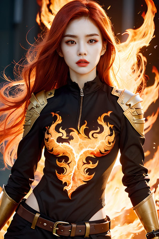 An independent, tenacious woman with a fierce determination that matched her fiery hair