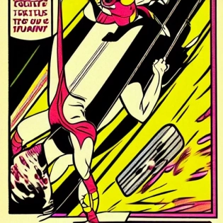 Ahegao, Retro comic style artwork, highly detailed James Bond, comic book cover, symmetrical, vibrant