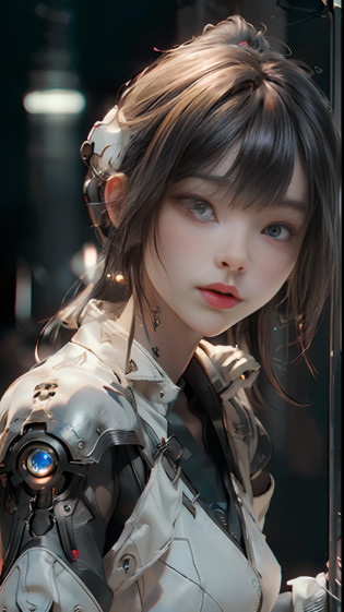 ((Best Quality)), ((Master peace)), (Detail: 1.4), (Extremely Detailed CG Uniform 8k Wallpaper), 3D, A Beautiful Cyberpunk Female Figure, ight (High Dynamic Range), Ray Tracing, NVIDIA RTX, resoulution ultra-RESOLUTION, Unreal 5, Subsurface Scattering, PBR texture, Post-working, Anisotropy Filtering, depth offield, maximum sharpness and sharpness, a Multi-layer Texture, Albedo and Highlight Maps, Surface coloring, precise simulation of light-Material Interactions, Perfect Proportion, OctaneRender, 2-color light, large aperture, low ISO, white balance, Rule of Thirds, 8K RAW, finger detailing, refined facial features, focus on the face