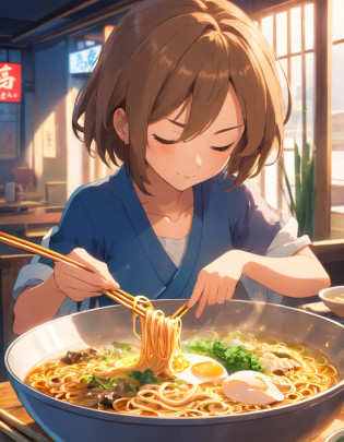 Delicious and tempting spicy noodles?Fresh vegetables are plentiful?The aroma of the poached egg is overflowing?Brown shell is delicious and delicious?A pimenta tem um sabor forte?The yellow bamboo shoots are crispy and delicious?O fungo tem um sabor delicado?A coalhada de soja tem um bom sabor final?The noodles caught by the chopsticks are fragrant?illustration