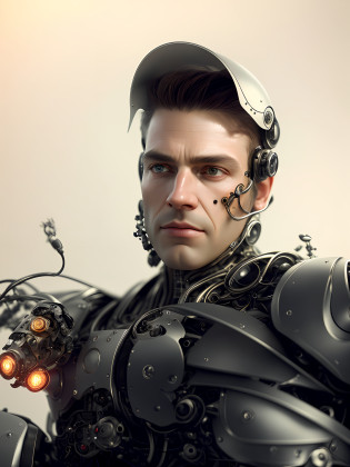 (masterpiece, best quality, (rendered in real photo)), intricate details, looking at the viewer, portrait, photo, complex ultra detailed, android man, cyborg, robotic parts, robotic parts on intricate head, 150 mm, beautiful soft studio light, rim light, vibrant details, luxurious cyberpunk, lace, hyper-realistic, anatomical, electrical cables, microchip, elegant, beautiful background, octane rendering, HR Giger style,  8k, best quality, masterpiece, illustration, extremely delicate and beautiful, extremely detailed, CG, unit, wallpaper, (realistic, photorealistic: 1.37), amazing, finely detailed, masterpiece, best quality, official art, 8k unit wallpaper CG extremely detailed, absurd, incredibly absurd, robot