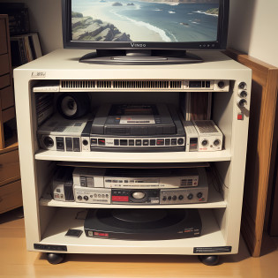 television VHS integrated front analog --auto