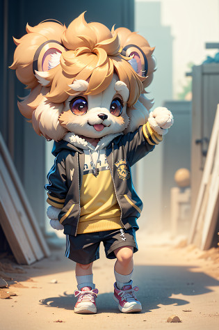 C4tt4stic, Cheergirl Cartoon Toy Poodle ?a smile