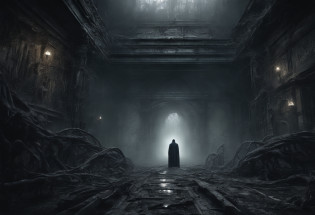 (best quality,4k,highres,masterpiece:1.2),ultra-detailed,realistic,mechanical biomorphism,horrifying,elaborate horror art,detailed grotesque forms,nightmarish imagery,macabre machine-like organisms,hyperrealistic cybernetic creatures,dark surrealism, quantized space,digital painting art,ominous atmosphere,ominous lighting,ominous colors,creeping darkness,shadows and highlights dance on the intricate textures,industrial decay and ruin,menacing mechanical tendrils,monumental structures dissolving into abstract patterns,nightmarish landscapes,interdimensional portal,unfathomable depths,mysterious fog,otherworldly dimensions,ominous aura,forbidding silence,haunting presence,ominous depths of the quantum realm.