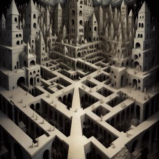 <lora:kLabyrinth:.9> kLabyrinth illusion