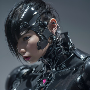 (An Aalfid man wearing a black transparent latex suit?Translucent latex garments?1.5)??Metallic body, bionic scifi alexandre ferra, cyborg neck, cyborg male, male cyborg, cyborg fashion model, portrait of a cyborg, detailed portrait of a cyborg, cybernetic neck implant, portrait of a futuristic robot ?1.3??dystopian sci-fi character, sci - fi character, portrait of a cyberpunk cyborg?1.2??8K?Extreme detail?Hair in extreme detail?Ultra photo realsisim?cinmatic lighting?1.1??Asian supermodel face?Strong muscles and perfectly curved body?Extreme sexual tension?Hormonal explosion?whole body display?1.2??Short hair, shallow beard, stubble macho?Muscular macho?No clothes on?Only a pair of thongs was worn?Extremely sexy and provocative?1.5?