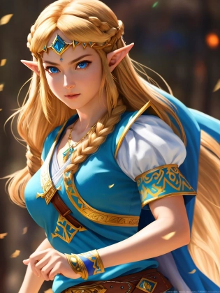 Princess Zelda, action scene, 8k, High detail RAW color photo, realistic, (photo realism:1. 4), highly detailed CG unified 8K wallpapers, physics-based rendering, cinematic lighting, (full body), beautiful detailed eyes, ultra highres, photorealistic, 8k, hyperrealism, studio lighting, photography