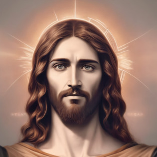 realistic image of Jesus with a halo on his head, Jesus Christ, face of Jesus, Portrait of Jesus Christ, Jesus Gigachad, Jesus of Nazareth, cyberpunk Jesus Christ, The Lord and Savior, Christian Art, Jesus, Black Jesus, Jesus Christ in Mass Effect, Catholic Religious Art, Young Almighty God, Christian Saint, Religious Painting