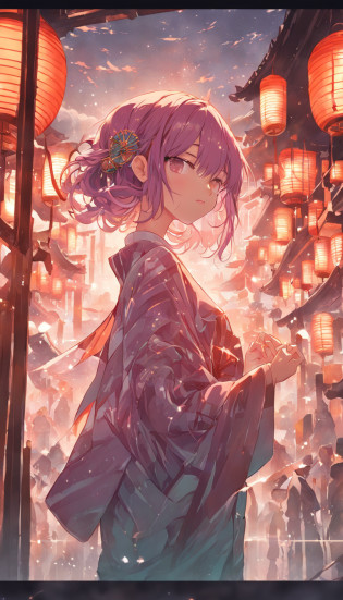 ((Yukata)),eye glass?innocent smiles?ancient city?veranda?wind chime?(1girl in, Solo:1.6),(Best Impact:1.5), (maximalism:1.7),Vivid contrast, (Realistic), hyperrealistic illustrations, hight resolution, ultra-detailliert, absurderes,(Fractal Art:1.3)?Random hairstyle?Random hair color colorful?Iridescent eyes?FULL BODYSHOT?Retro?Precise focus?randome pose?cinema4d?Drama