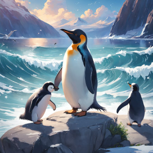 Generate masterpieces and ultra-high quality penguin images?Subject to the following conditions:?Can you please create a beautiful penguin image?

Only one penguin should appear in each image?Do not contain other penguins or animals?Make sure there is only one penguin in the scene?

Don't let penguins have more limbs than they need?Draw in a natural posture?While maintaining cuteness?Avoid excessive display of limbs?

Be careful not to introduce penguins or unwanted elements into the scene in the background?In a bright and natural environment?Imagine a scene with a happy expression of a penguin?

Draw carefully so that the tail does not come out on the penguin's ass?Adjust it to keep a natural look?

So that the penguin's neck is of the right length,?Balance and draw?Be careful not to be excessively long?

Draw a chubby penguin body shape?Rounded body or?Beautifully reproduce the fluffy feeling of obesity?

Please try to make sure that the generated image is a beautiful one with only one penguin.?Unpleasant facial expressions and situations?Elements of violence and anxiety?Discriminatory or insulting elements?Please do not include any sensitive topics or prejudices.?

Comply with these instructions?We are waiting for amazing images that maximize the loveliness and beauty of penguins?