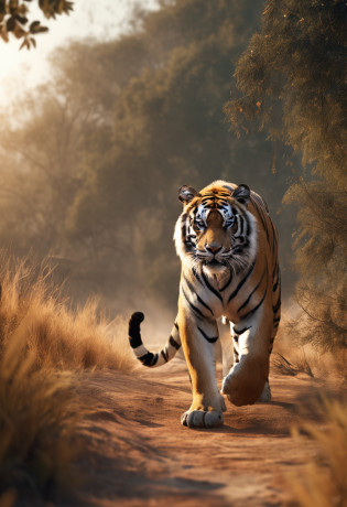 Realistic cinematic images of the tiger,safari, Ultra HD | |, Realistic, vivid colors, altamente detalhado, Desenho UHD, caneta e tinta, perfect composition, majo, detalhado, intrincado, Intricate octane render trend in Artstation, 8k artistic photography, arte conceitual fotorrealista, soft natural volumetric cinematic perfect light