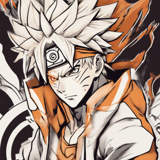 naruto uzumaki, modo kyuubi, dominar, retrato, cara furiosa, vivid colors, foco n�tido, estilo anime, tons de cor vermelho e laranja, dramatic lighting.