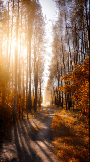 Alafid landscape of dirt roads with trees in the forest, in an evening autumn forest, autumn forest, shutter inventory, bright forest, In the autumn forest, sunny day in the forrest, beautiful forests and trees, Beautiful forest, forest in the morning light, autumn sunlights, Withering autumn forest, road in a forest road, road between tall trees