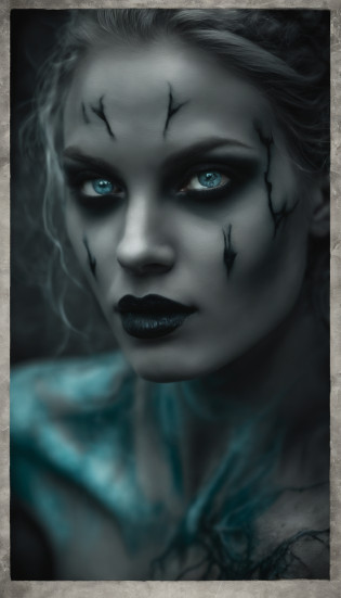 obra-prima inspirada em hellraiser, h. P. Lovecraft e Evil Dead 2013, realista de corpo inteiro ((corpo duro perfurado)) fotografia de duas jovens magras malvadas,  skinny skinny young two evil females with pierced hard body ((dois magros, jovens magros, Young evil females, corpo inteiro perfurado)), decomposition, Dark black liquid of the decomposing body, 12k resolution, Body full of two cute young skinny scary scary evil female psycho monster young bat with bright translucent pale ghostly dark evil skin hugging close without clothes Decadent black-blue liquid body with piercing, very intricate face paint scary bodypaint full pierced with dark liquid out, Detailed light and bright dark liquid coming out of the eyes, emo magro maluco maluco, Cabelo azul escuro e verde claro, e o mal assustador perverso sorriso azul, cena sombria escura em casa assombrada muito assustadora, ultra-detalhado, ((arte sombria)), P�ntano of horror, whole body view, head to toe, UHD
