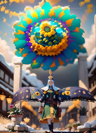 In a very grand scene?The extra-large wide-angle lens captures the appearance of a female centaur?She is a Sunflower Worship nun?Always opposed?Healing emoji smiley face of knitted sunflower puppet??99.99?DOA?She is tall?It has the ultimate curvy beauty?The muscles are slender and firm?Beautiful lines?She has?Super huge sky blue eyes?99.99??always?Wearing sexy glasses?6.66???She wears solemn nun attire?9.9??Stepping on a boot-style skyscraper-heel?A pink cross hangs on his chest?Use Midjourney's advanced tools?Designed for female centaurs?A knitted sunflower puppet and create a super healing cartoon smiley face in the center of the flower tray as a decoration?9.9??and noble and solemn nun costumes?and highlight her unique physiological characteristics and appearance details?Add realism?And in the context of her prayers and listening to confessions?Spectacular views of nature?Such as the sky where storms and sunny days alternate?Brilliant rivers of stars and auroras?The snow-capped summit of Mount Everest?Fireworks in the mountain town, etc?ao mesmo tempo?Away from the hustle and bustle next to the chapel?Create a fantastic scene?Use Midjourney's advanced tools and multiple color palettes?Brush Strokes?Texture tools and model packages?It shows a sense of atmosphere where beauty and charm coexist?The charm of the female centaur is highlighted through color and lines?Enhance realism with detailing?Create a surreal dreamy feeling?Additionally?Use Midjourney's tools to add various exorcism props and books to the female centaur?pergaminhos?Create intricate hairstyles and outfits?Give her a sense of premium?She never flinches?No matter what monster you encounter?can respond quickly?Even the most extreme armies of natural disasters and monsters could not stop her and her front?Sunflower with Tyndall effect that emits sunlight9.99??Use Midjourney's powerful tools?You can do it with incredible detail and beauty?Bring this ultra-grand and beautiful scene to life?Ultra-grand sc