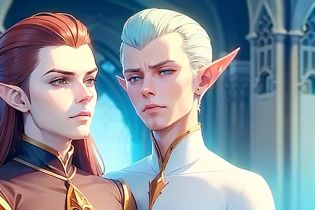 <lora:bloodelf:1> (bloodelf:1.2) pointy ears,   1man  male with  Regal pompadour with side part hairstyle  hairstyle and  balbo shaving  in copper  with aquamarine  eyes  and Natural eyebrows , noble wearing <lora:EbonyGoldAI:1 intircate stell armorholding wearingspear full body shot, In a grand amphitheater at the heart of a marble city, where poets recite verses that can alter reality, in background, realistic:1.2,  masterpeice, ultradetailed, intricate details, perfect quality, ultrashapr, ultradetailed, photorealistic, perfect shadows, profesional lights, realistic, blurry, boekh, masterpiece light works,depth of fiel, ultradetailed character, pefect quality, maximum quality, intricate details, detailed face, realistic lights, realistic shadows, profesional photo, <lyco:GoodHands-beta2:1.0>
