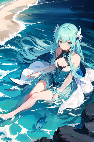 1girl,cetus,coda,ocean