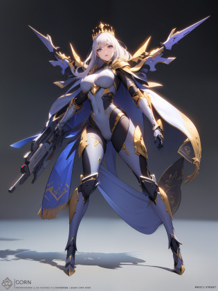 Exoskeleton mech?afofuturism?Gold and red theme style?offcial art?Unity 8k wallpaper?Hyper-detailing?Master masterpieces??Best quality at best?A woman who is??The is very detailed???RAW photos?best qualtiy???Realistis?realisticlying?1.3??High- sharpness?Open Your Mouth Lightly?Ultra detailed complex 3D rendering of the face?Mecha back??highly detailedskin?1.2????Beautiful Caucasian Woman?Soft breasts and fair skin ?Black color hair?eBlue eyes?long whitr hair??dynamic�angle?Mysterious expressions?fire glow effect?Fantasy background?edge lit?Side brightness?cinematric light?hyper HD?8K?filmgrain?Best shadow?light particules?detailed skin textures?Detailed jewel armor texture?detailed face with?with intricate detail?ultra�-�detailed?brightly?sturdy?Silver armor??Slender abs? have glowing weapons?Mech shield?pole??Beautiful huge mech crown with details???shinning eyes?long cape?fanciful,,,,,?Realistis??