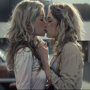 Two women - love story - official video, still shot from movie, still from movie, kiss, shot from movie, scene from a movie, sexy movie photo, still from the movie, kissing together cutely, wonderful scene, movie frame still, lovely kiss, still from a movie, screenshot from a movie, the most beautiful scene, full scene shot