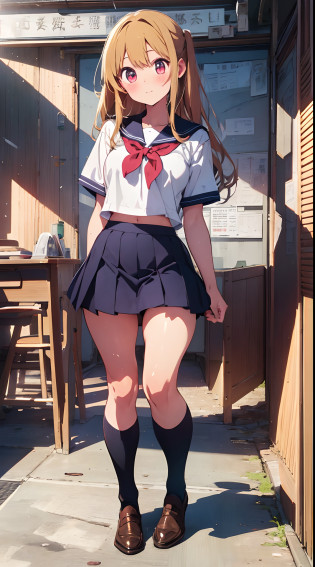 The main girl is beautiful and cute, 