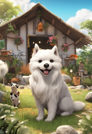 Farmer Vang Vieng, Laos?tmasterpiece?A well-deserved outstanding performance?Outstanding quality?Photo of black Shiba Inu?Charming big eyes?Round and large eyes?The eyes have excellent beauty?Realistic drawing with big eyes?Bottomless, Shining eyes?Dog illustration production?Beautiful background?Garden bathed in warm sunshine?Different flowers?colours?Picture of overgrown meadow?Exhibits the appearance of a slight blowing air.?Cute laughing dog?Elegant gestures in harmony with the landscape.?Under a bright blue sky?One with nature.?A powerful expression.?Take advantage of realistic touch?It makes you feel a deep connection to your dog.?Create a relaxing atmosphere?Fur that can be painted thoroughly.?Realistic expressions?A beautiful expression of natural harmony.?Breathe life into special moments?Weaving beautiful natural scenery?Soft light performance